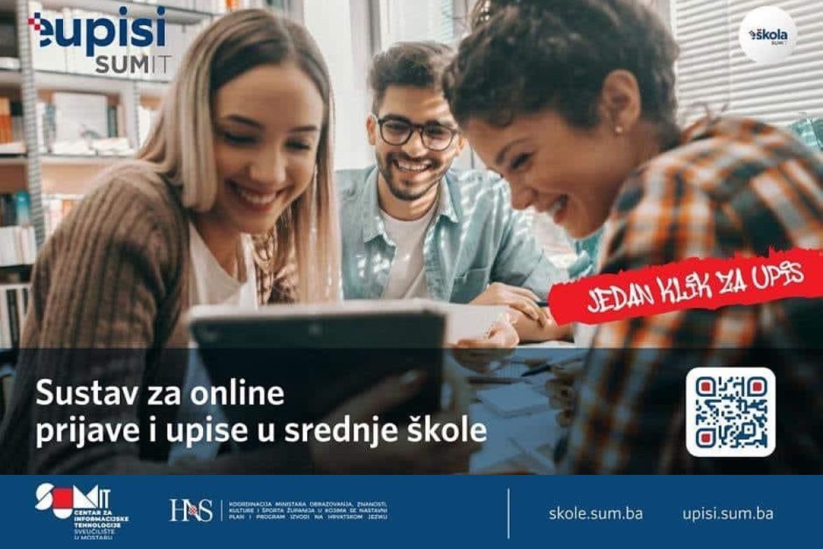 Obavijest o upisu učenika u prve razrede srednjih škola ŽZH za školsku 2025./2026. godinu