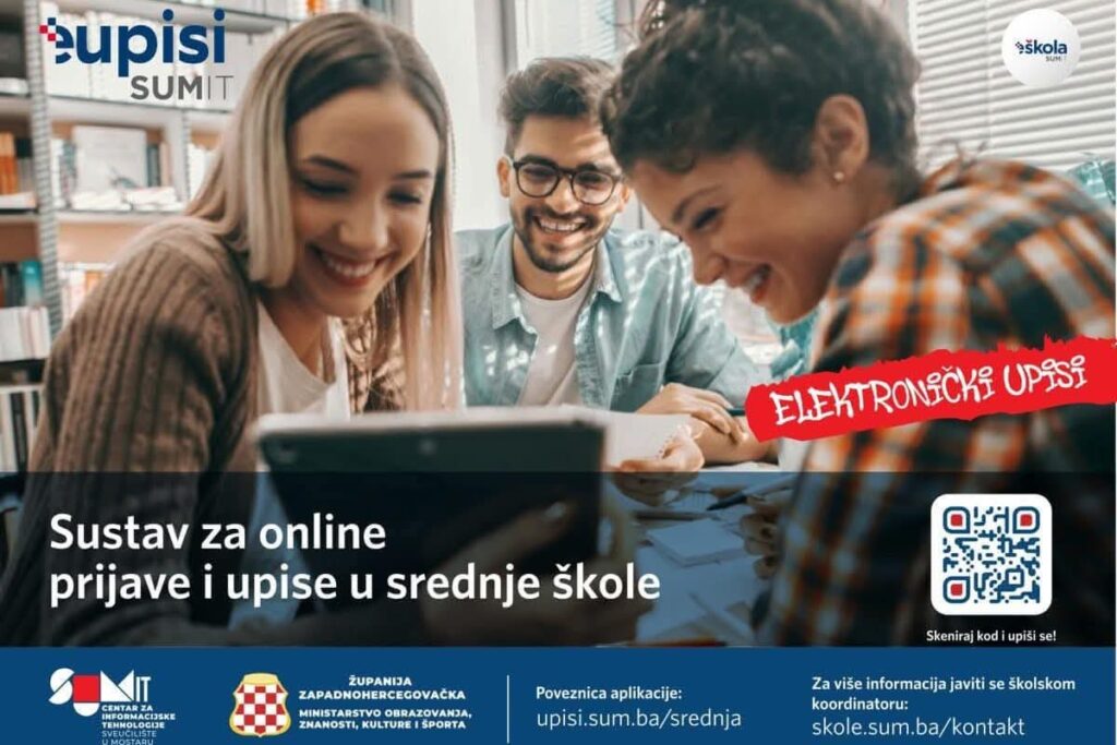 Upisi u prve razrede srednjih škola u ŽZH