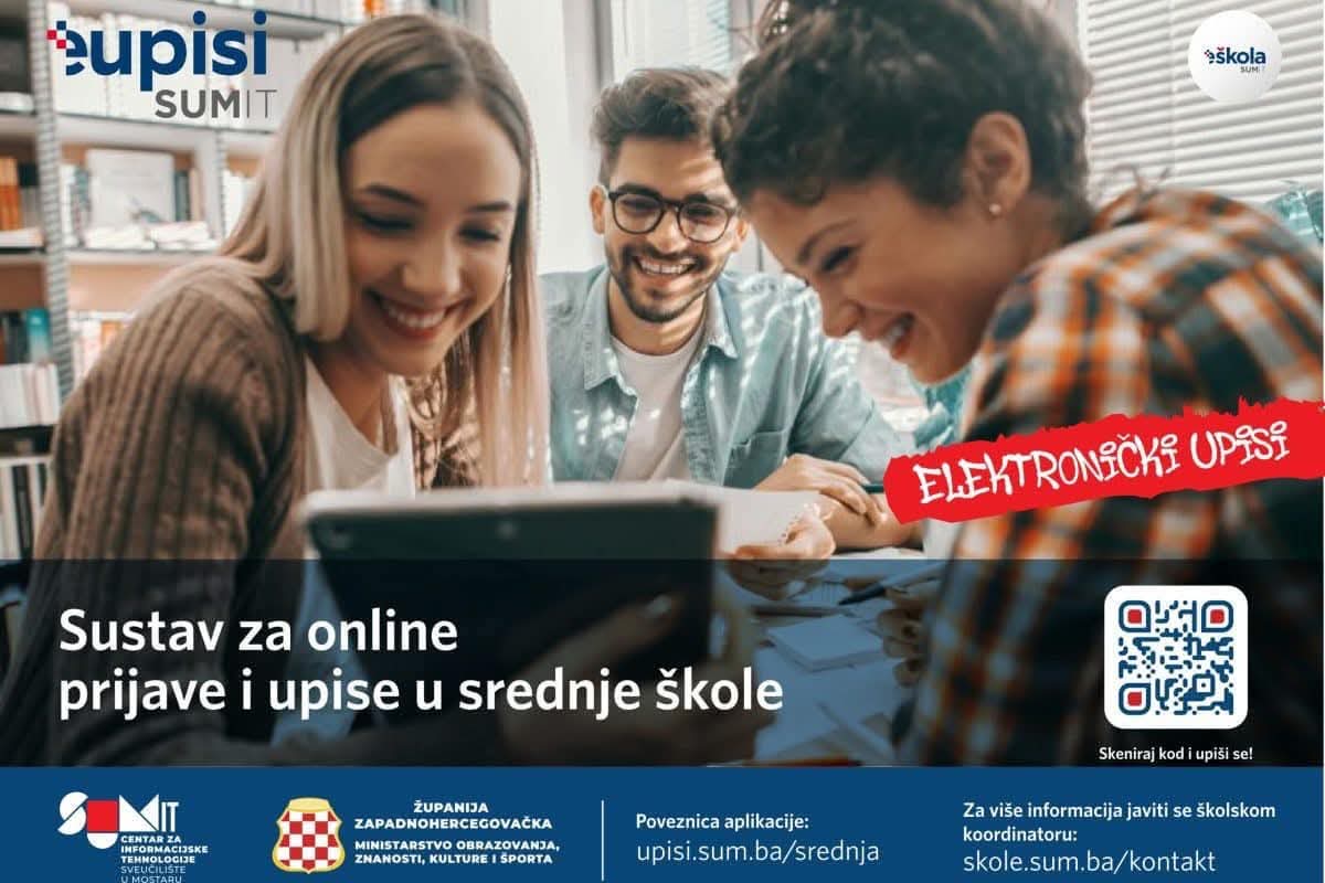 Upisi u prve razrede srednjih škola u ŽZH